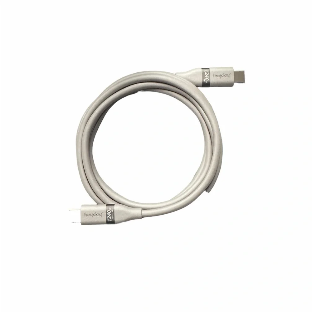 Heyday Gray USB-C to USB-C Charging Cable